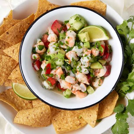 Ceviche Camarón Curtido