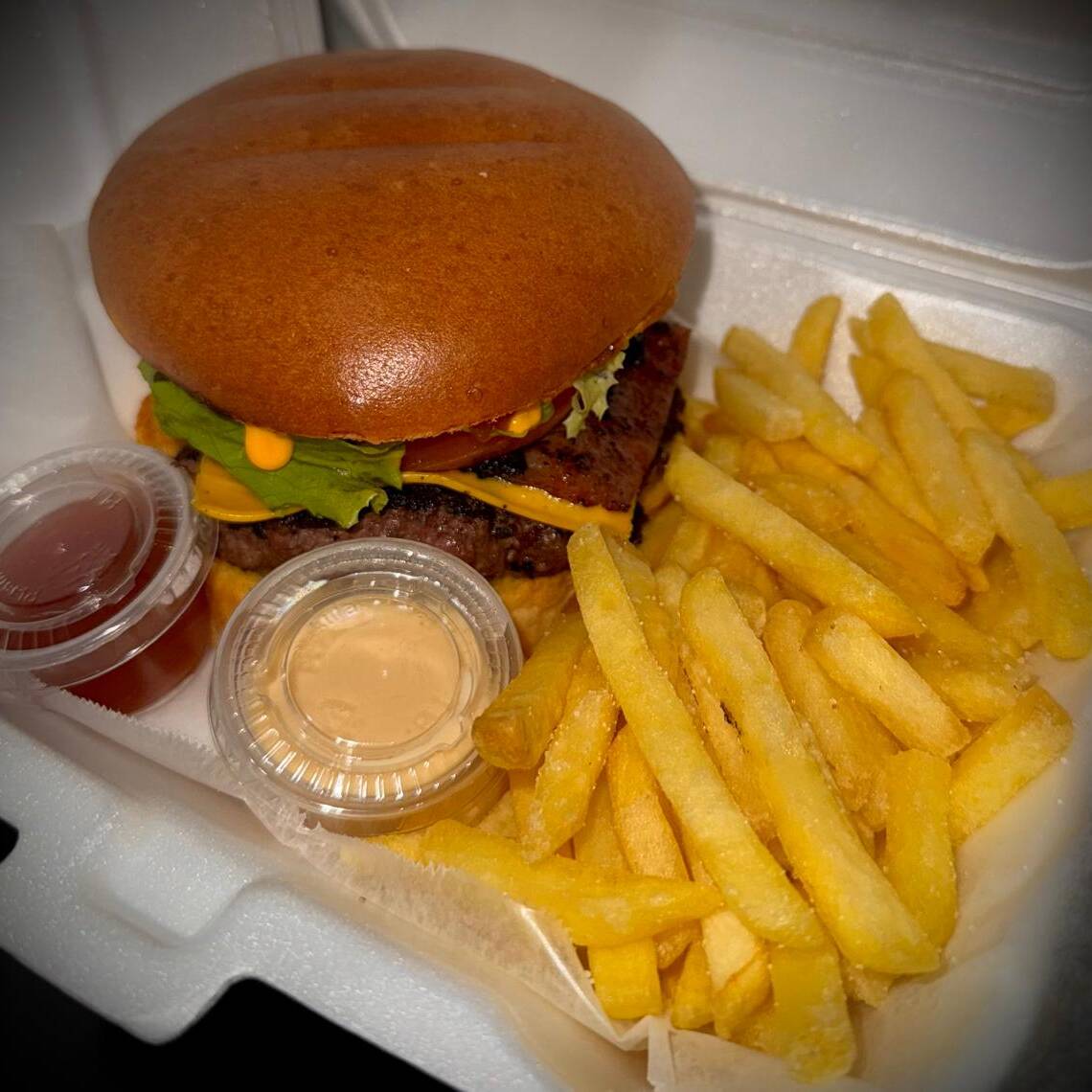 Chesse Bacon con Papas
