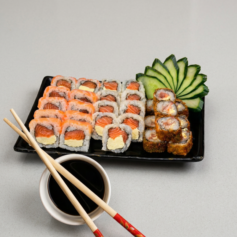 10 uramaki filadelfia especial, 9 uramaki filadelfia , 9 hot Filadelfia