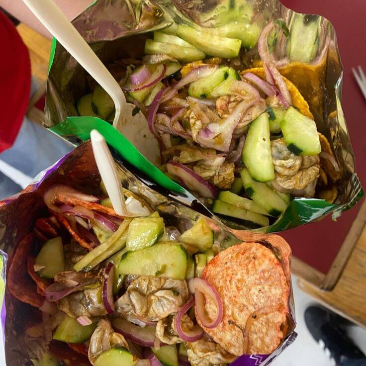 Tosti aguachile