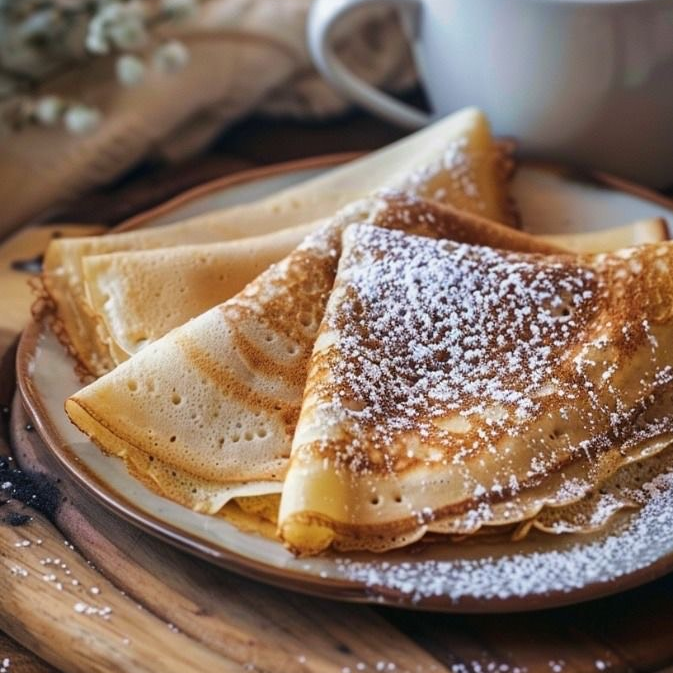 Crepa de cajeta y platano.