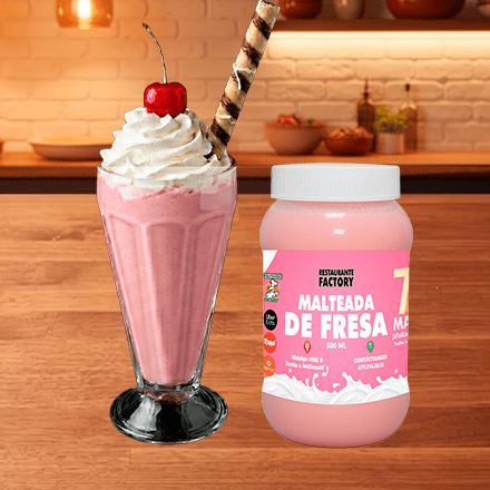 Malteada de Fresa 500 ml