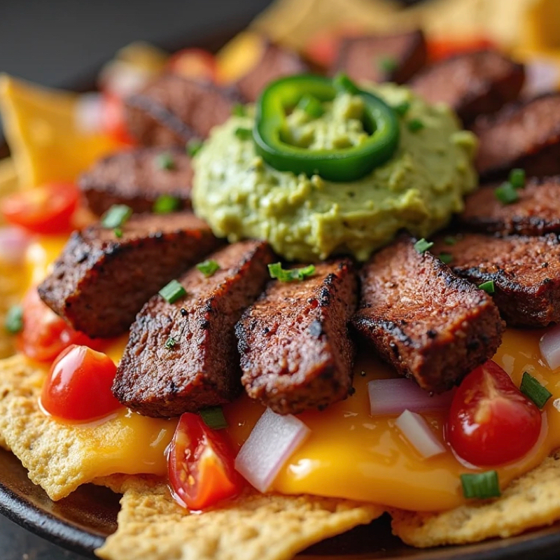 Nachos con Arrachera