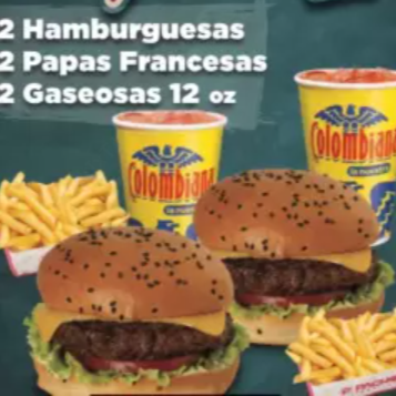 Combo Doble Hamburguesa