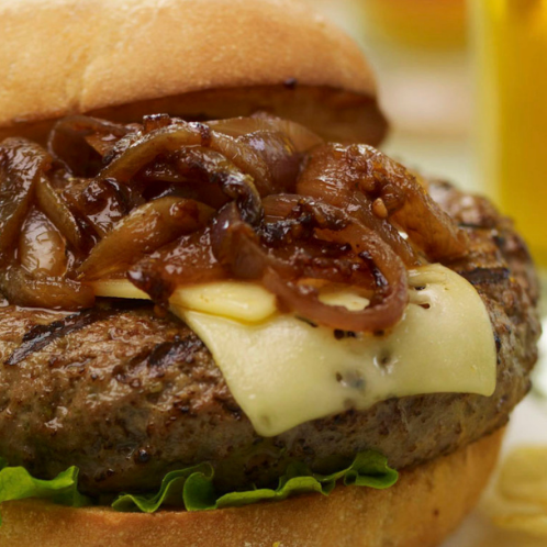 Hamburguesa Caramelizada + Papas