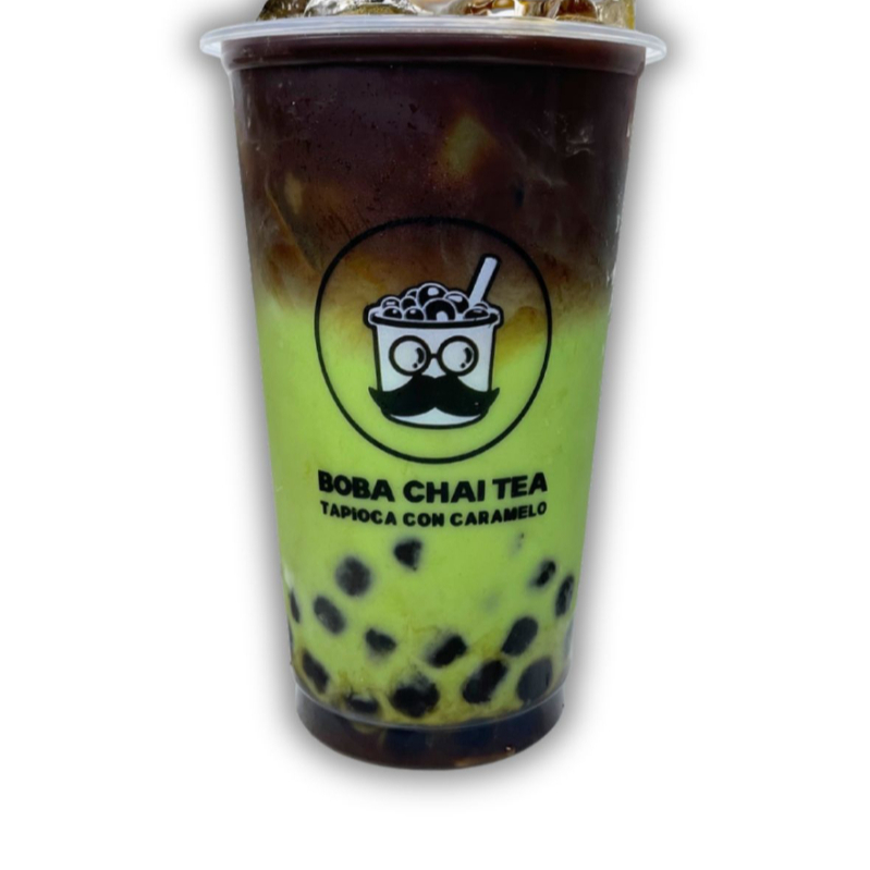 CAFÉ CON MATCHA Y BOBA