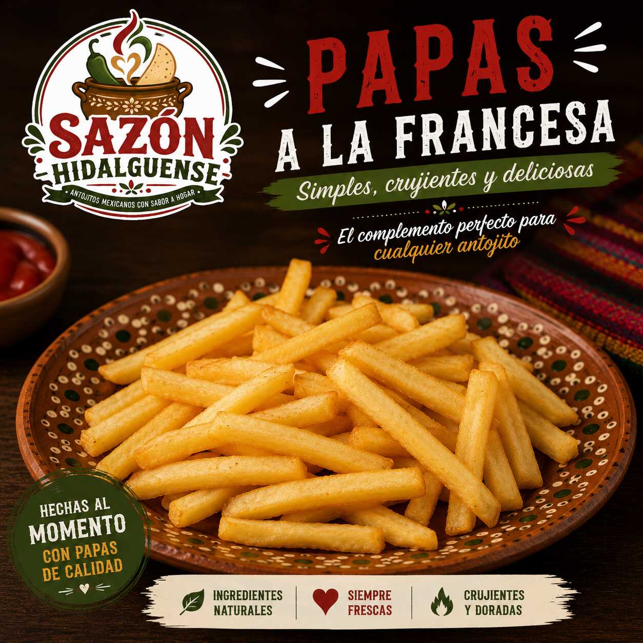 Orden Papas a la Francesa