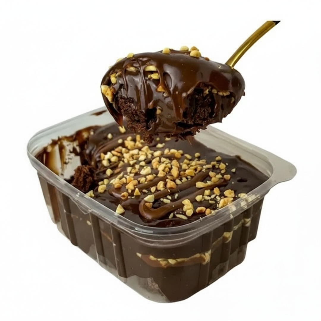 Para quem gosta do bombom Ferrero Rocher esse é o brownie especial que é a sua cara ele é feito com brownie chocolate 50% amendoim torrado e triturado muita Nutella e brigadeiro ao leite