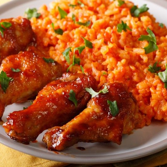 Trio Alitas Grandiosas más Arroz con Pollo