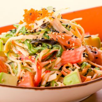 Ensalada de Wakame y Dinamita