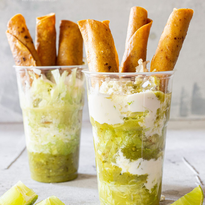 COMBO Flautas Ahogadas GRATIS AGUA DEL DIA!