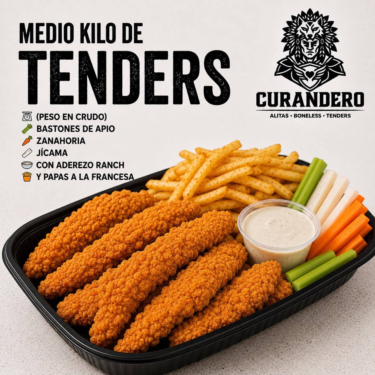 Medio Kilo de Tenders