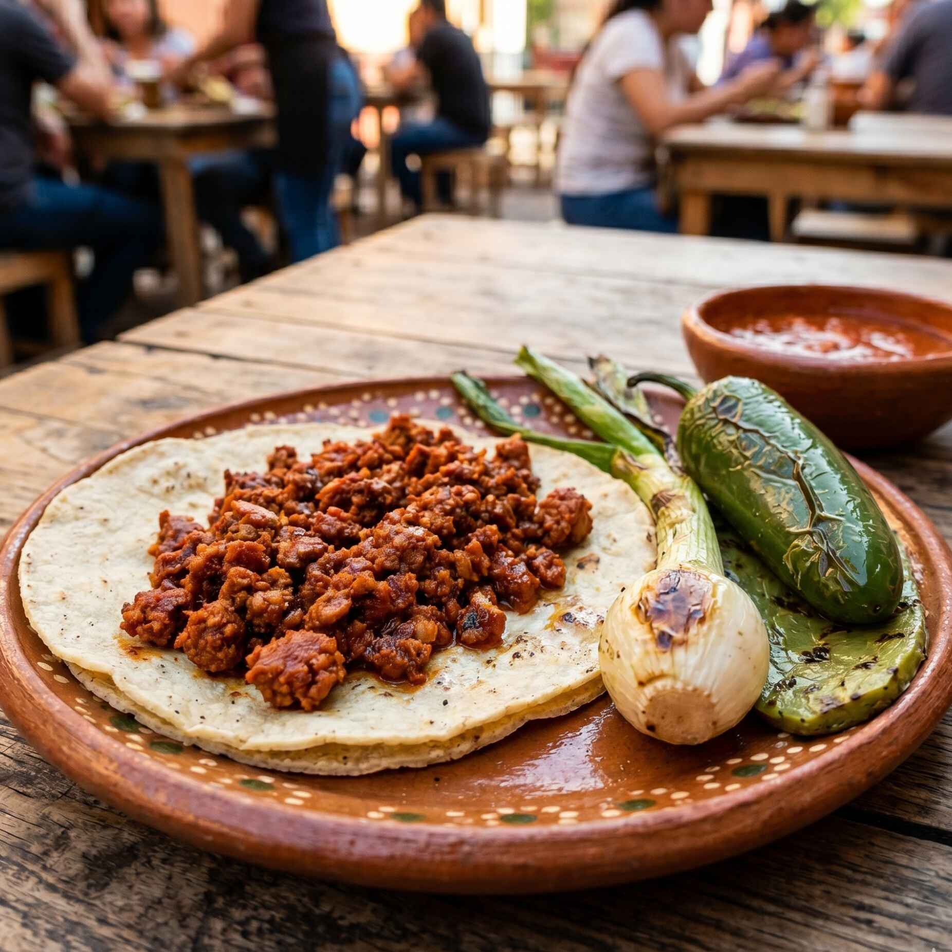 Taco de Chorizo