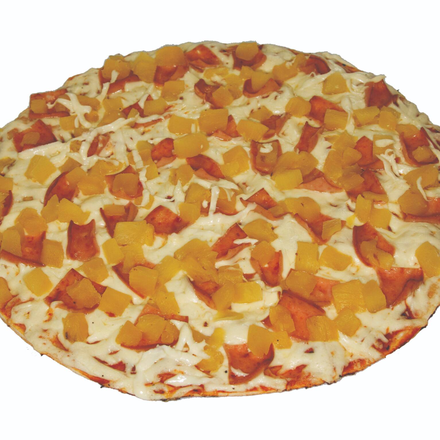 Pizza Hawaiana.