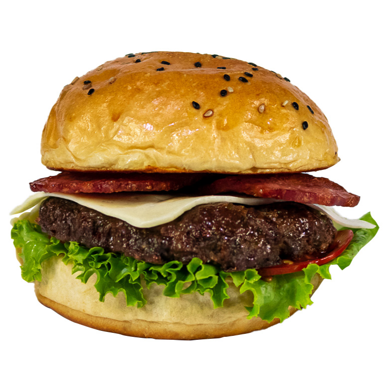 Burger con Queso y Tocino