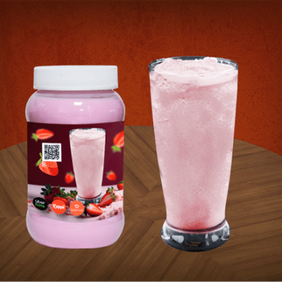 Frappe de Fresa de Leche 500 ml