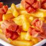 Papas a la Francesa con Salchicha