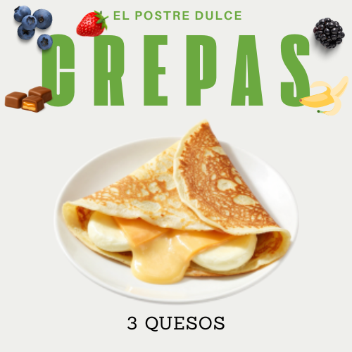 Crepa 3 Quesos