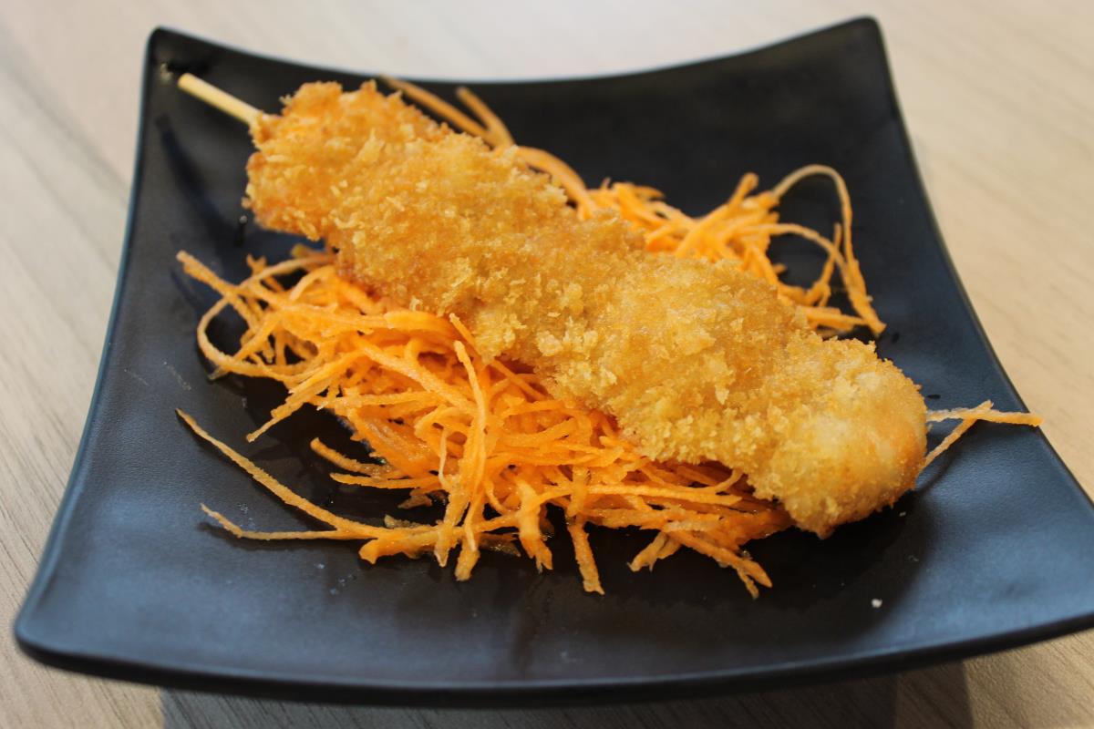 Brocheta de camaron