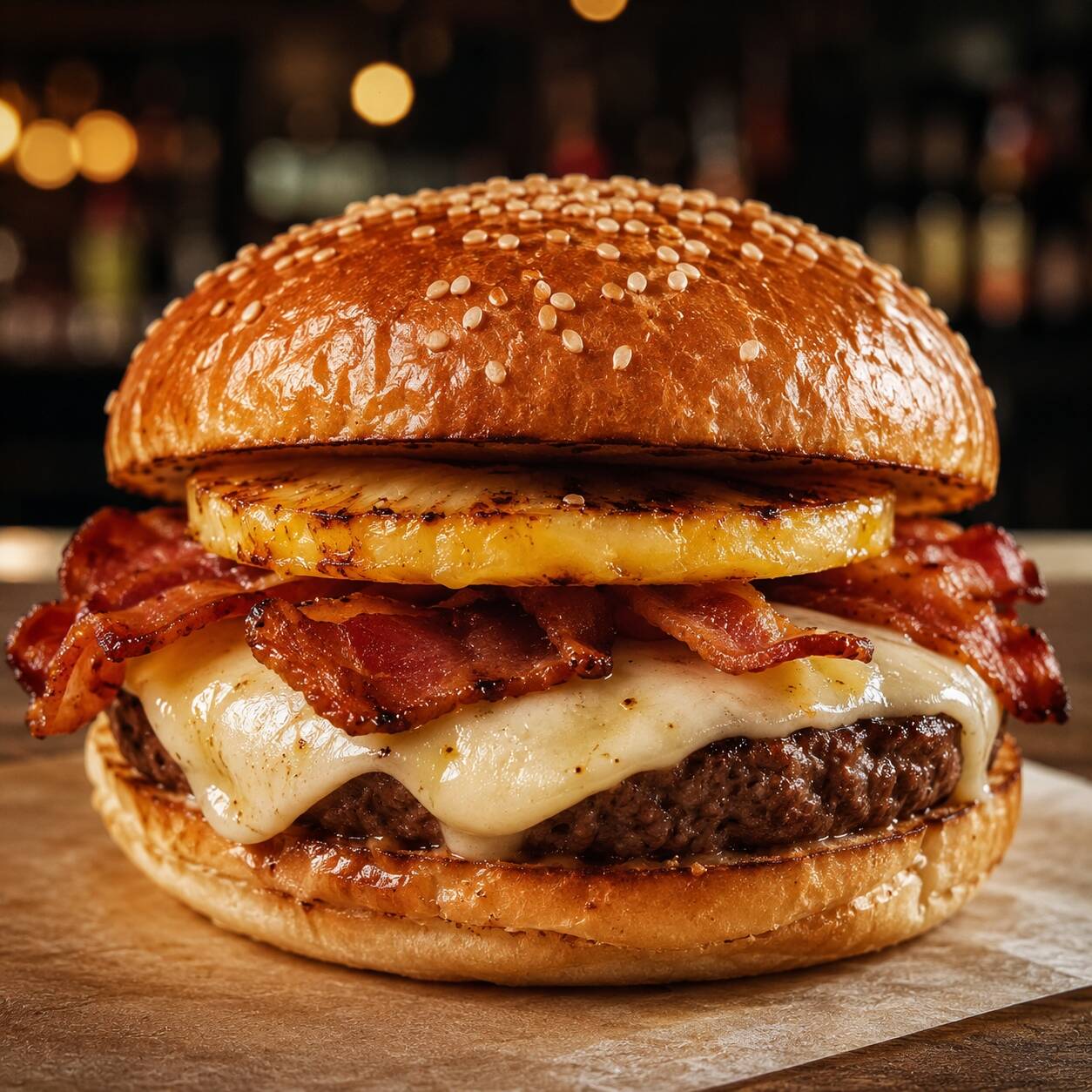 Hamburguesa Hawaiana Gourmet