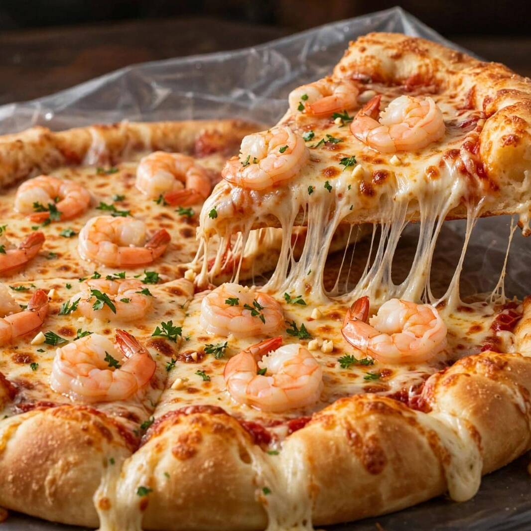 Pizza de Camarones