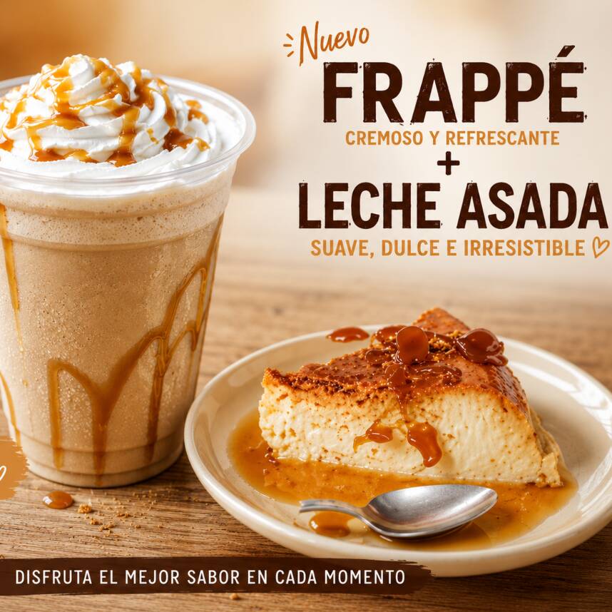 Frappucino+ Leche asada