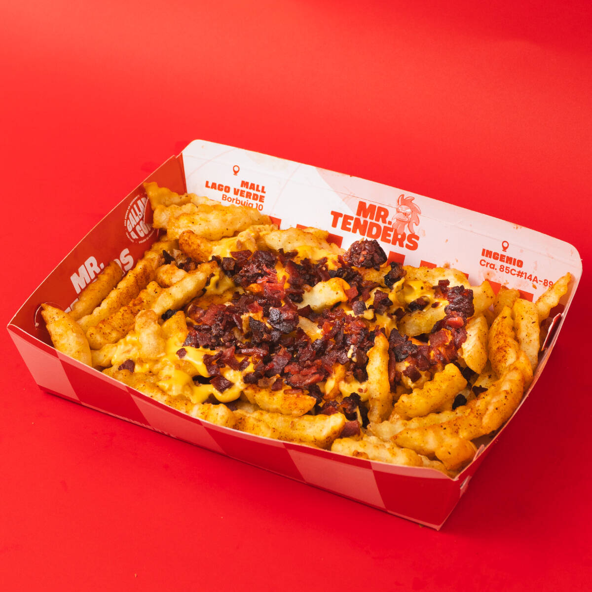 Papas con Cheddar y Tocineta Copiar