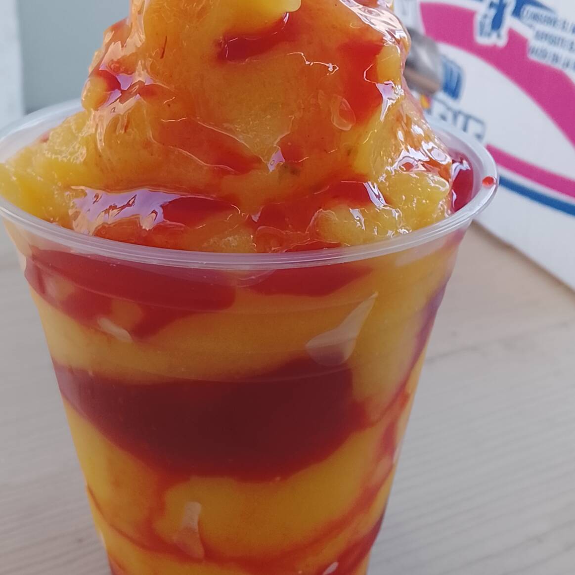 Frappe mango chamoy