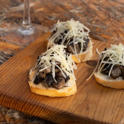 Bruschettas de Portobello