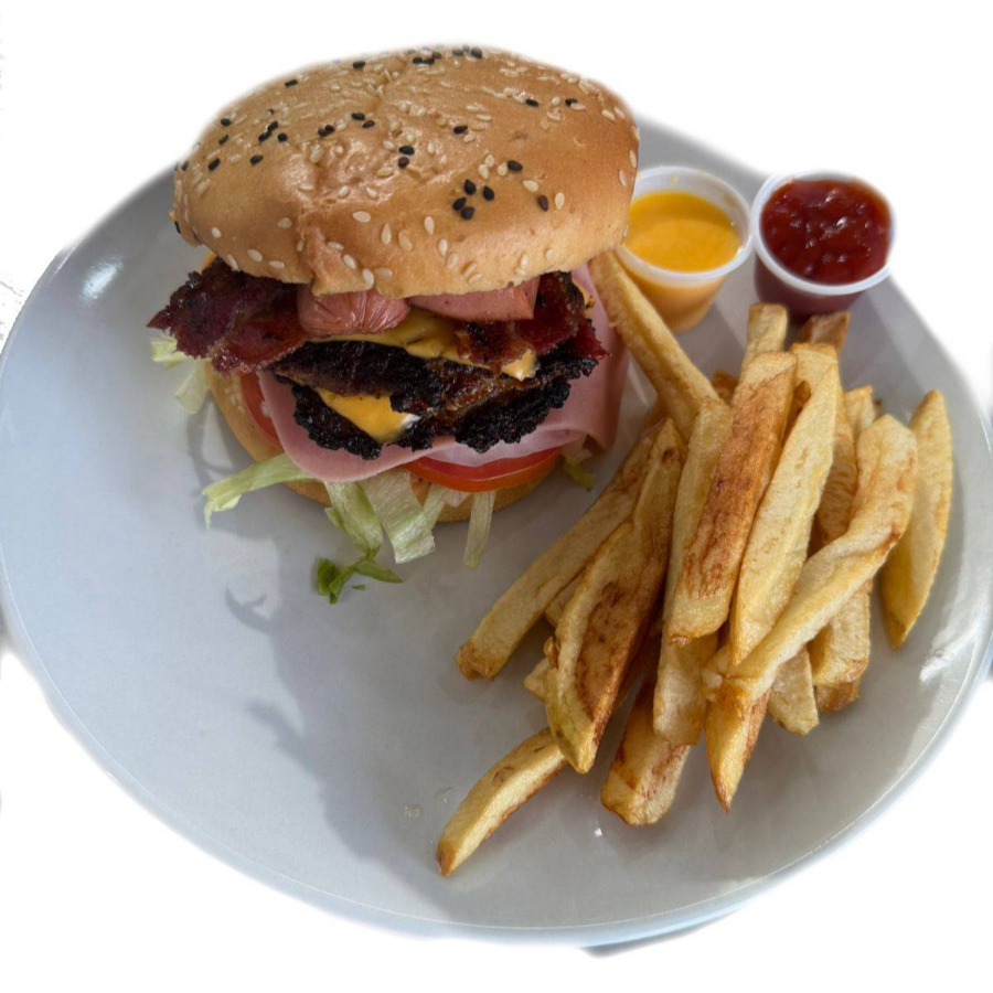 HAMBURGUESA LA DOBLE ESPECIAL