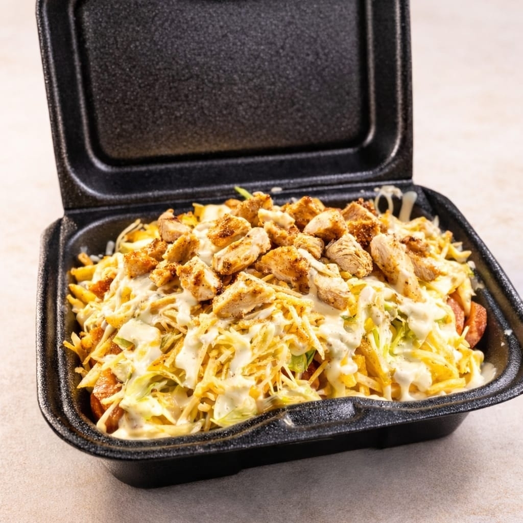 Salchipapa Salchipollo