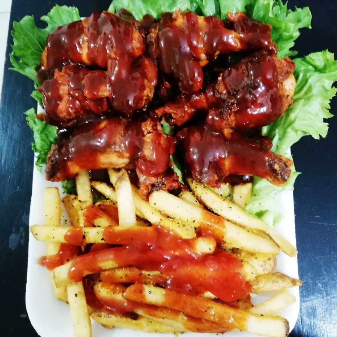 Combo-Alitas Búfalo con Papas