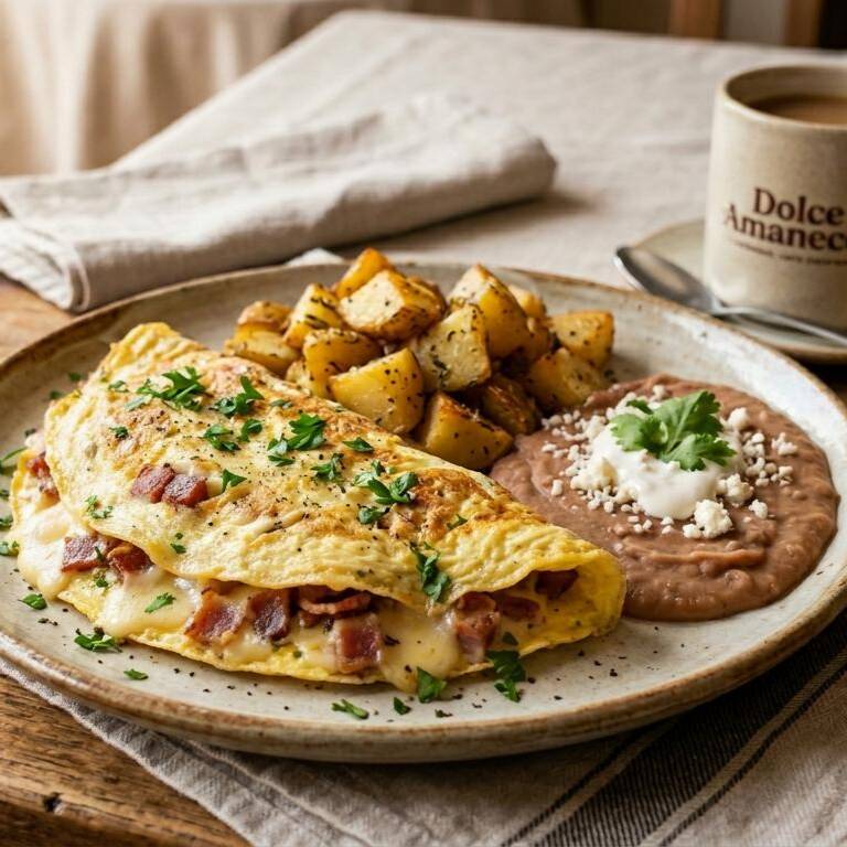 Omelette con Tocino