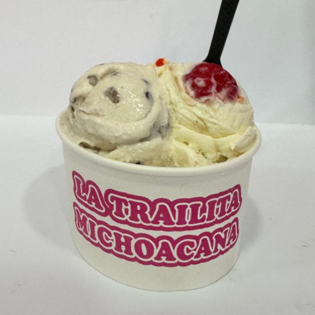 Helado Doble - Nuez y Cereza