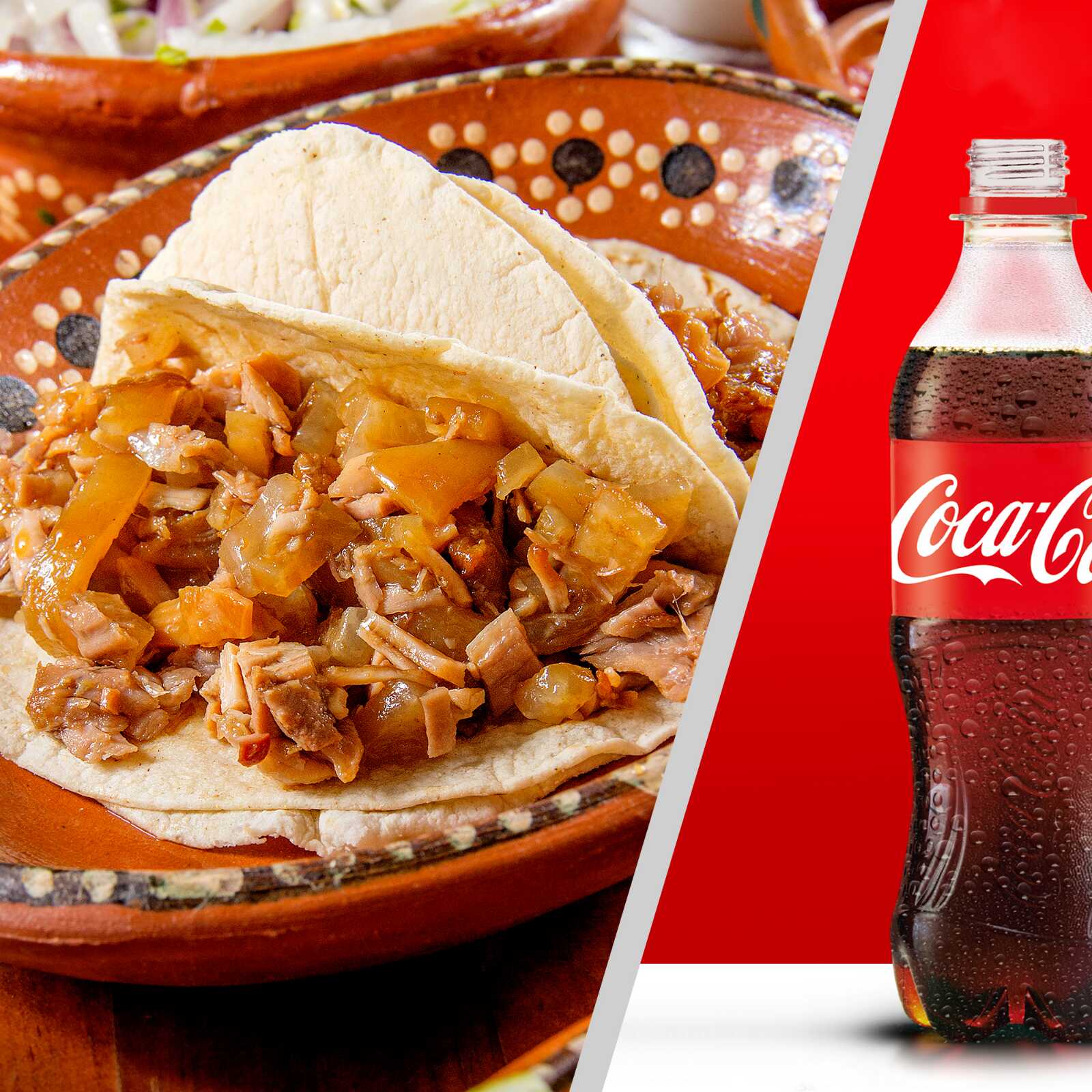 Tacos Carne/Cuerito + Refresco