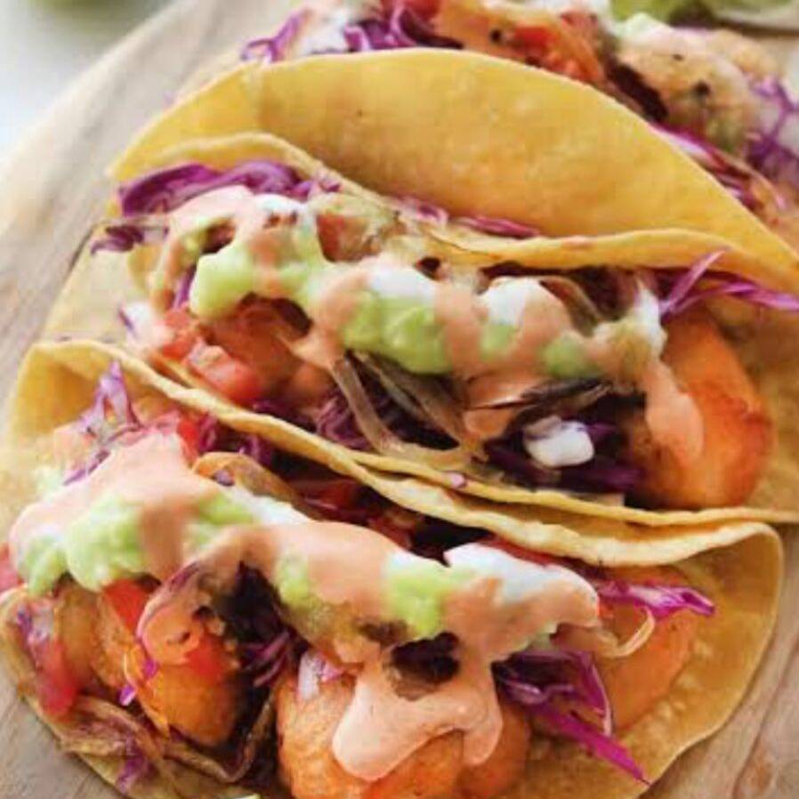 Taco de Camaron Capeado (3piezas)