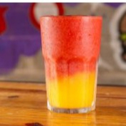 Suco de laranja natural + morango