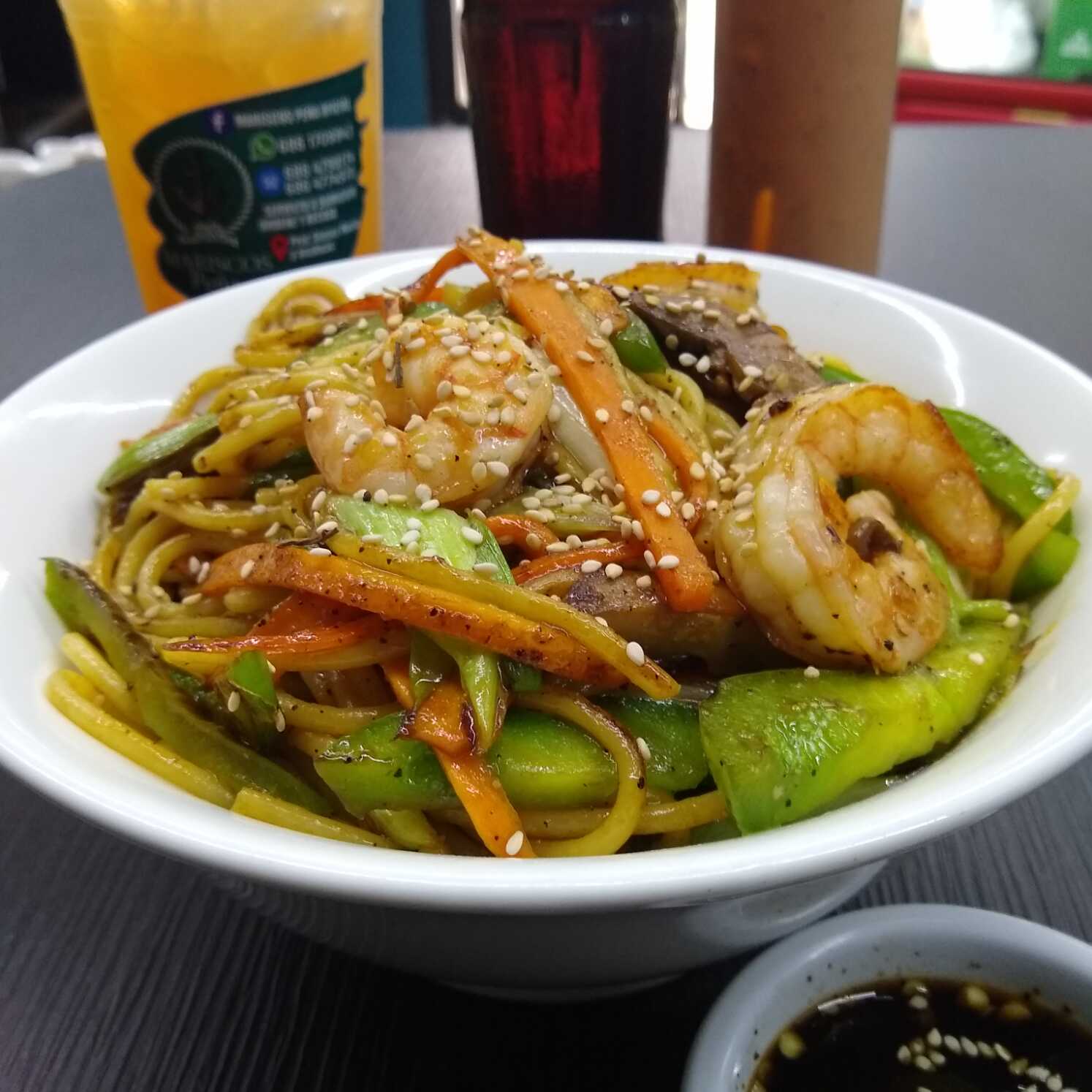 Yakisoba de Camarón