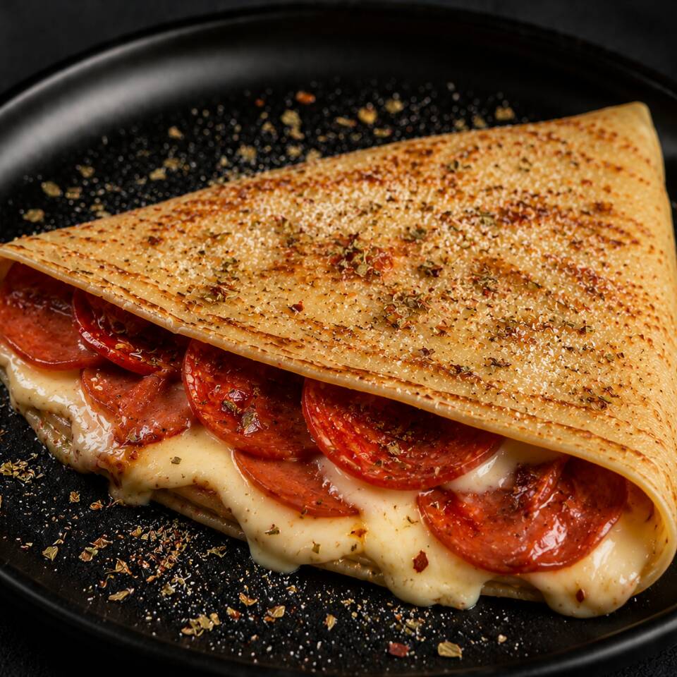 Crepa pepperoni
