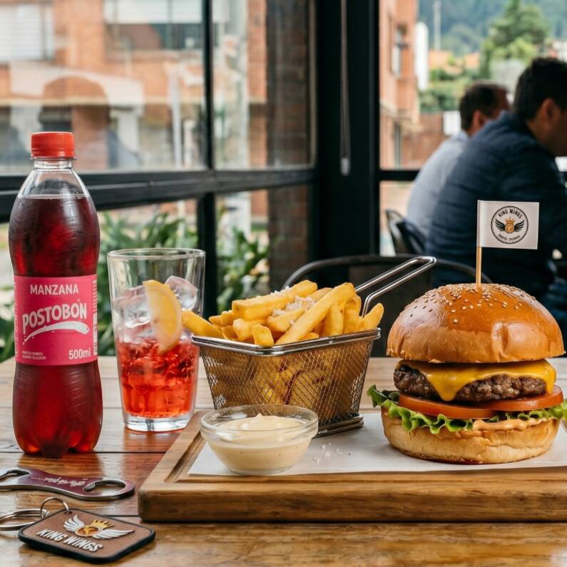 Combo Hamburguesa Sencilla.