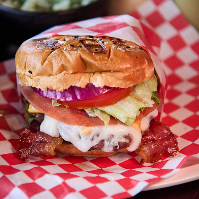 Hamburguesa Especial con Tocino