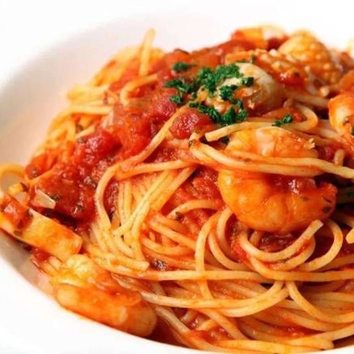 Spaguetti a la Marinara 🍤🐠