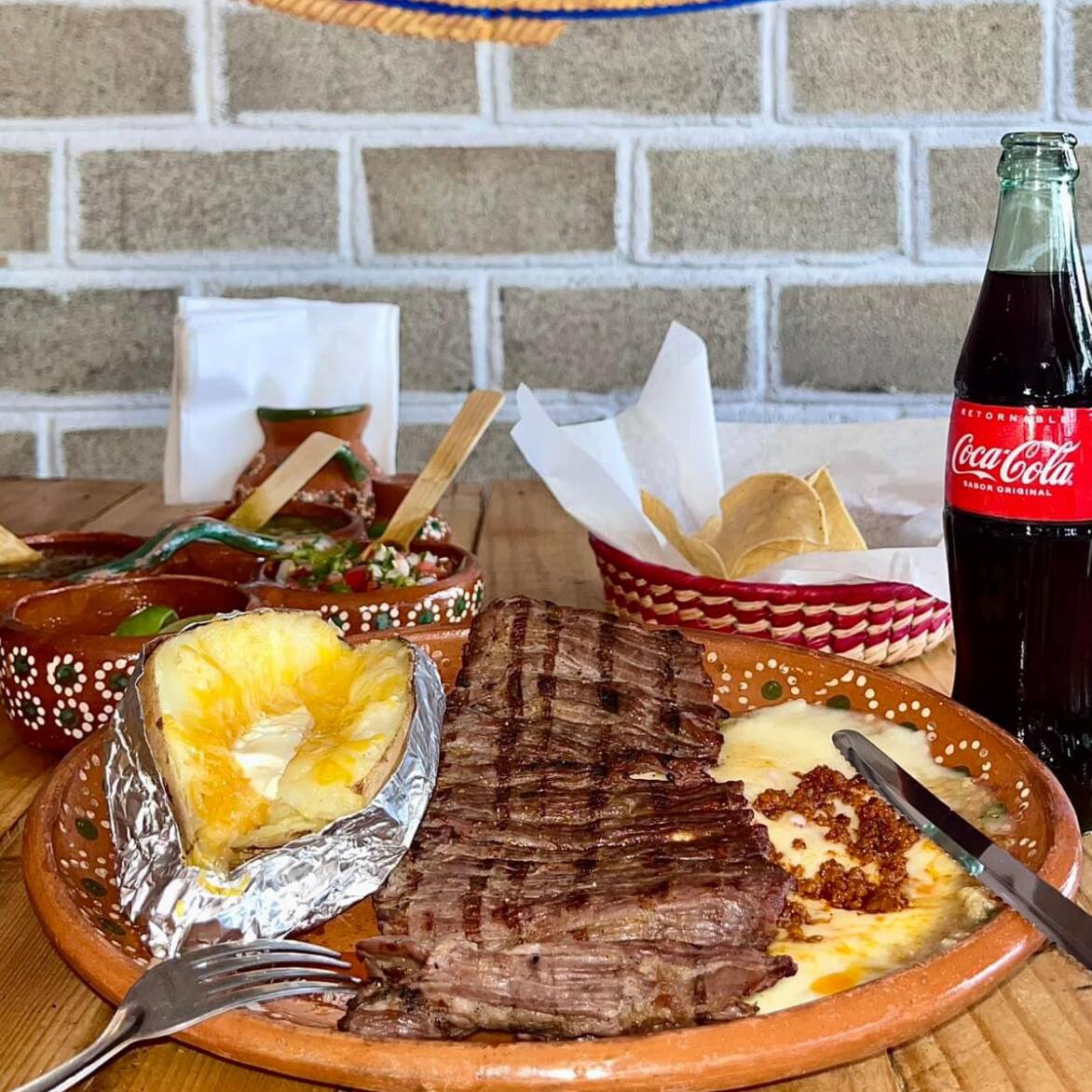 Fajita al carbon