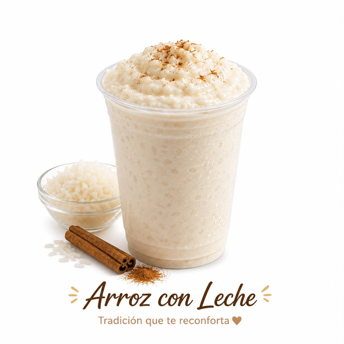 Malteada Sabor Arroz con Leche (imagen Ilustrativa