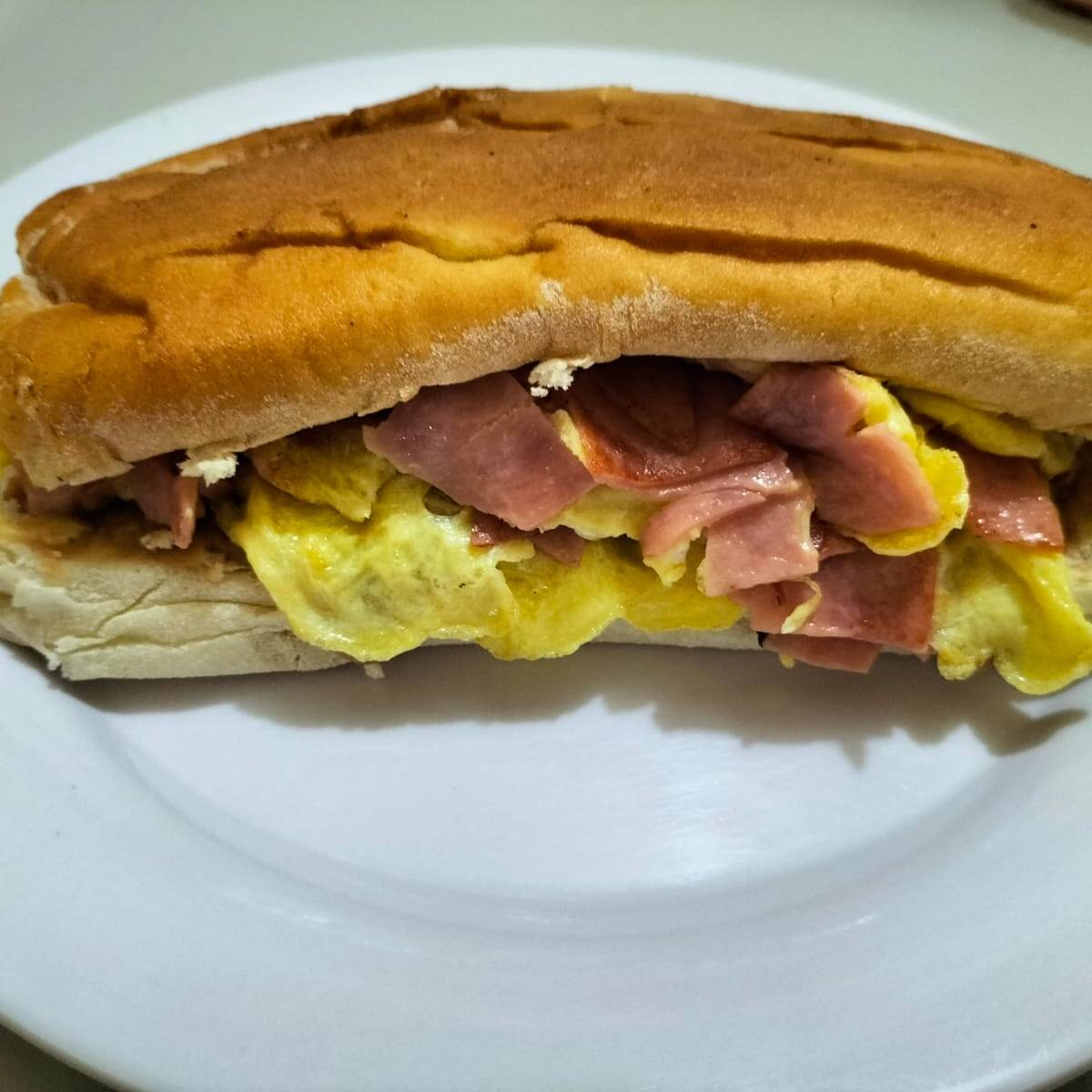 Torta de Huevo con Jamón