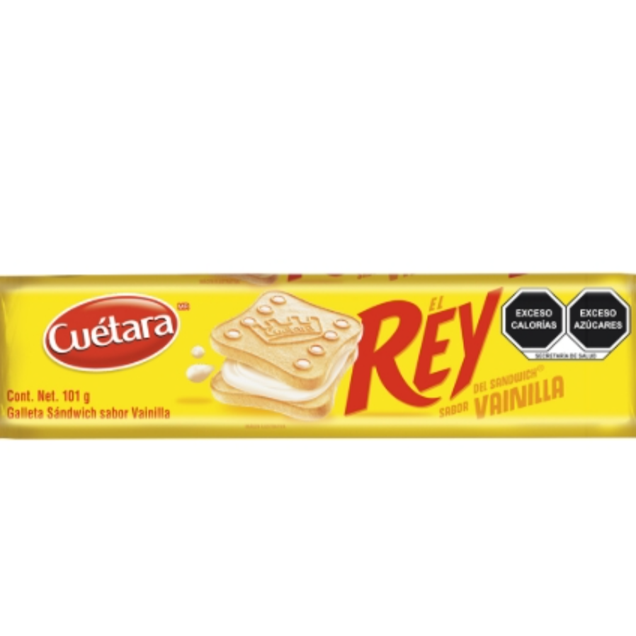 Galleta Cuetara El Rey Sabor Vainilla Sandwich