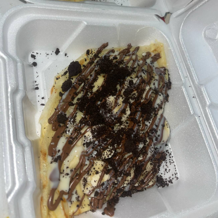 Crepa de Nutella, Platano y OREO