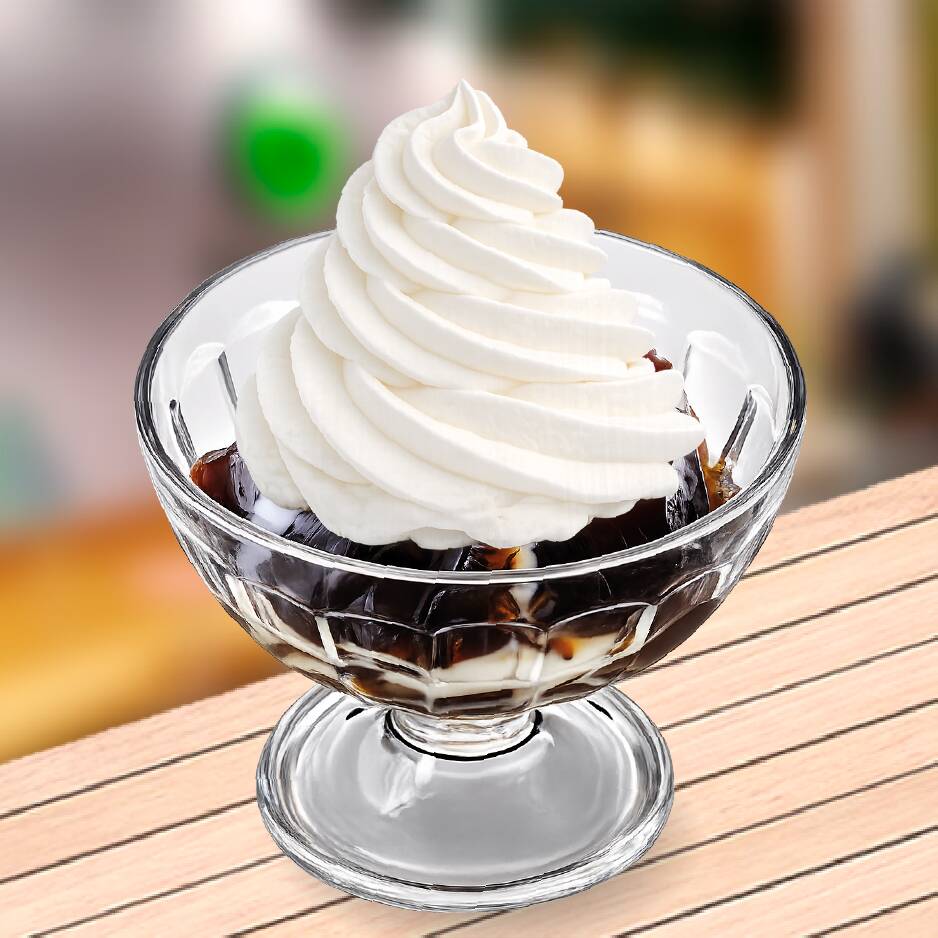 Gelatina de Café con Crema Batida