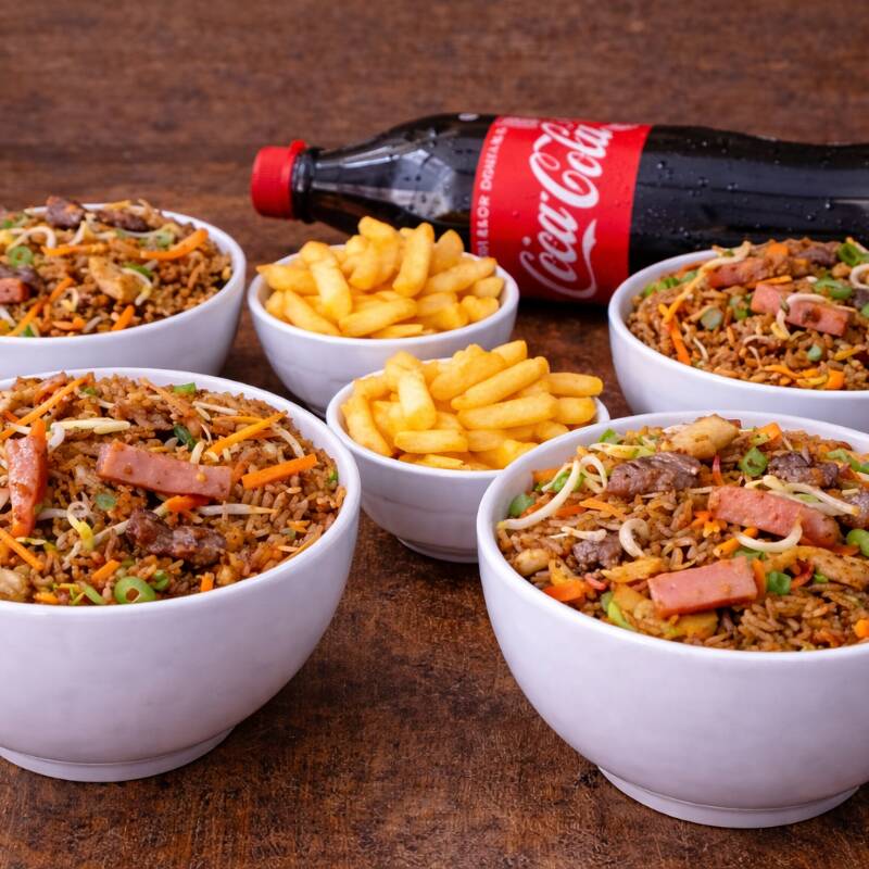 Combo Familiar con Papas y Gaseosa