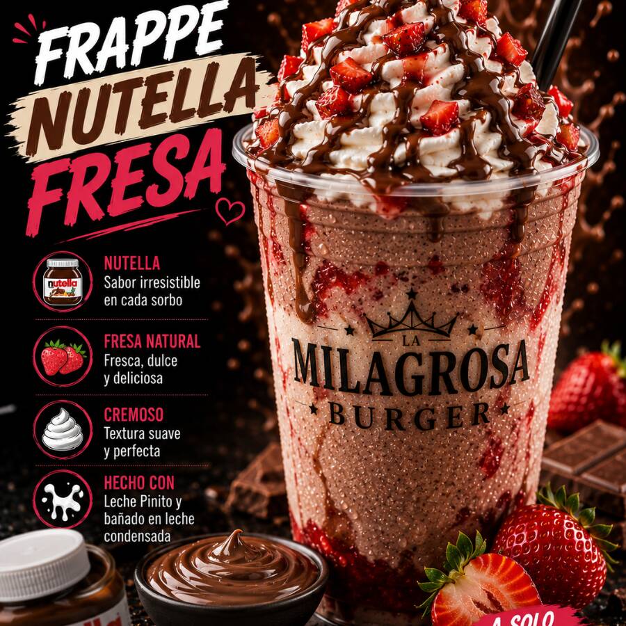 Nutella y fresa